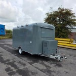 Catering Trailer Manufacturer - Custom Stainless Steel Grill Shawarma Freezer