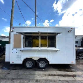 Commercial Food Van Factory - Custom 13ft Mobile Food Truck Fast Food Trailer