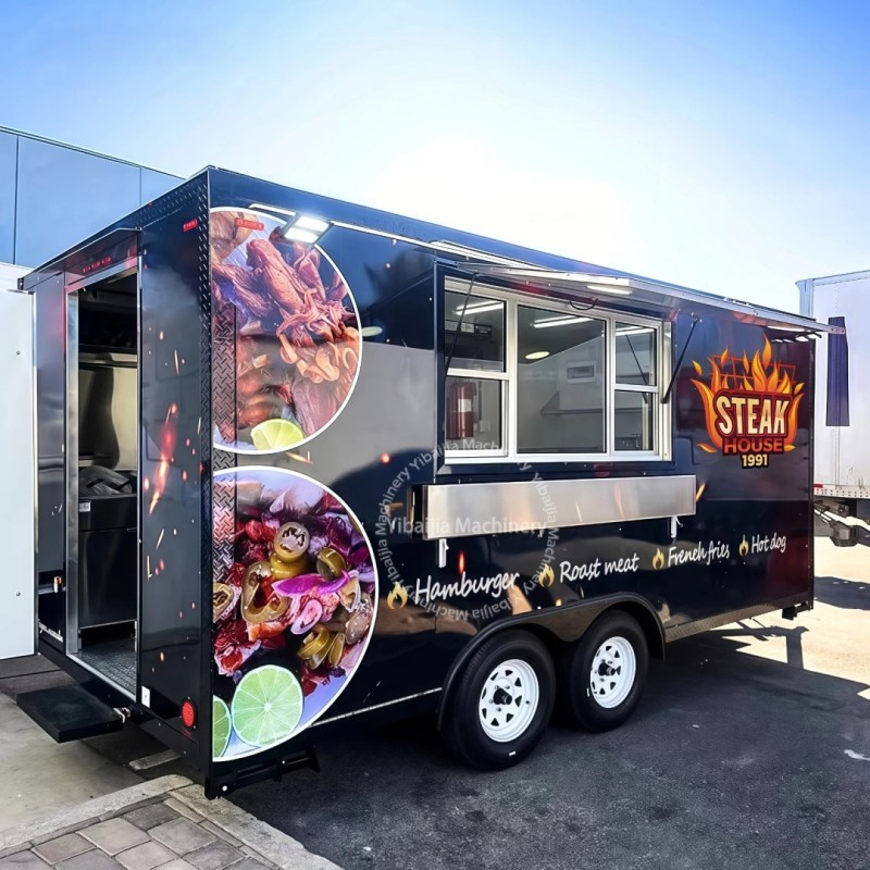 Crepe Food Truck Manufacturer - Custom Pizza Burger Coffee Cart Certificate
