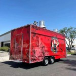 Ice Cream Food Truck Manufacturer - Custom CE Certified Hot Dog Coffee Cart