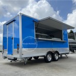 Mobile Food Truck Manufacturer - Custom Street Food Van Burger Fries Coffee