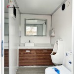 Portable Toilet Trailer Factory - Custom Steel Plate Modern Restroom Unit