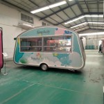 Coffee Cart Food Truck Manufacturer - Custom Stainless Steel Mobile Cafe