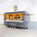 Coffee Trailer Factory - Custom Steel Food Truck with Porch Full Kitchen