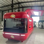 Commercial Coffee Truck Manufacturer - Custom Stainless Steel Hot Dog Carts