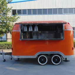 Coffee Food Trailer Manufacturer - Custom Vintage Hotdog Cart BBQ Equipment