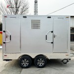 Portable Toilet Trailer Factory - Custom Steel Plate Modern Restroom Unit