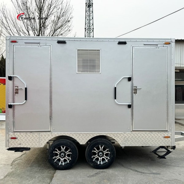 Portable Toilet Trailer Factory - Custom Steel Plate Modern Restroom Unit