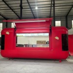 Commercial Coffee Truck Manufacturer - Custom Stainless Steel Hot Dog Carts