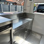 Mobile Food Cart Factory - Custom Black Stainless Steel Street Vending Trailer