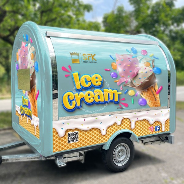 Fast Food Trailer Factory - Custom Stainless Steel Carts with Pizza Oven Griddle