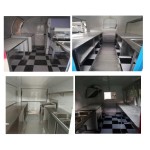 Food Truck Supplier - Pink Electric Push Street Food Cart USA