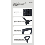 Outdoor Cart Factory - Black Easy Box Trailer