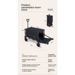 Outdoor Cart Factory - Black Easy Box Trailer