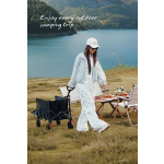Travel Trailer Factory - Black Foldable Camping Cart