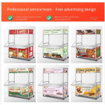 Food Delivery Cart Factory - Foldable Coffee Ice Cream Mobile Cart
