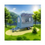 Mobile Food Cart Factory - Oriental Dessert Ice Cream Vending Trailer