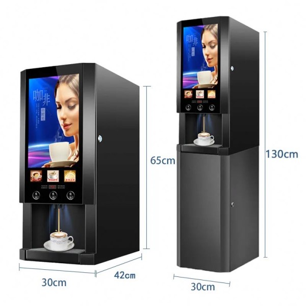 Coffee Vending Machine Factory - 3 Flavors Touch Screen Machine