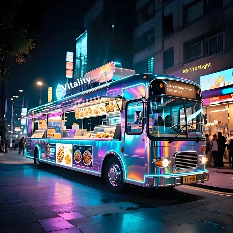 Bus Food Car Factory - Custom Iron Technology Large Simulation Cultural Tour