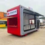 Food Truck Trailer Factory - Custom Retro TV Design Stainless Steel Vending