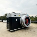 Coffee Kiosk Factory - Custom Retro Camera Design Full Kitchen Green