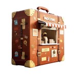 Luggage Sales Booth Factory - Custom 3-6 Meters Net Red Milk Tea Express