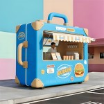 Luggage Case Food Truck Factory - Custom Simulation Milk Tea Car Night Market