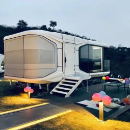 Prefab House Factory - Custom Hurricane Proof Resort Steel Frame 5 Bedroom