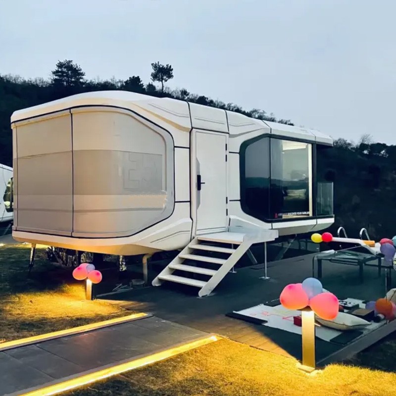 Prefab House Factory - Custom Hurricane Proof Resort Steel Frame 5 Bedroom