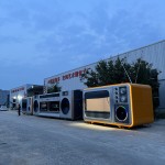 Vintage TV Factory - Custom 1980s Look Big Sized Landmark Kiosk 220V