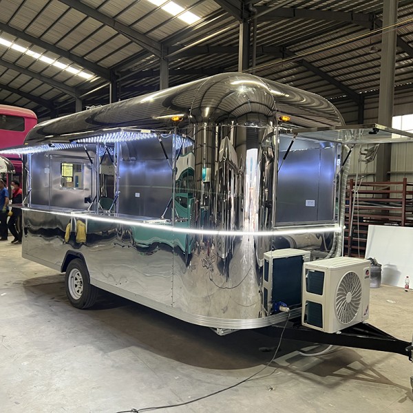 Mobile Food Trailer Manufacturer - Custom Fully Equipped Coffee Serving Carts