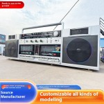 Radio Food Truck Factory - Custom Dessert Multifunctional Retro Snack Bar