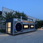 Radio Dining Car Factory - Custom Retro Portable Coffee Milk Tea Shop 220V