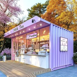 Container House Factory - Custom Industrial Style 40ft Outdoor Sustainable