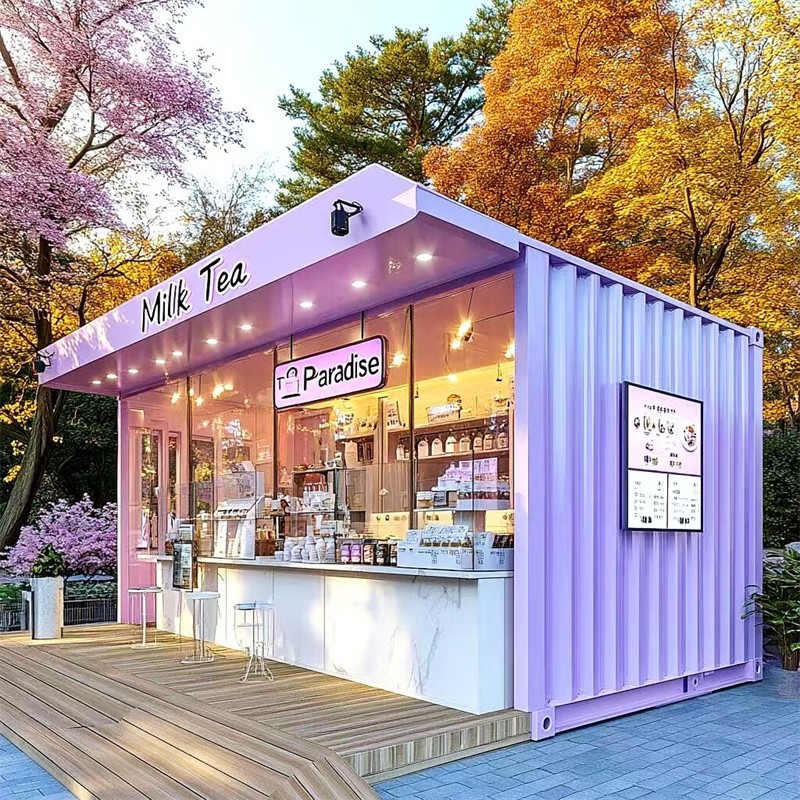 Container House Factory - Custom Industrial Style 40ft Outdoor Sustainable