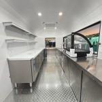 RV Trailer Manufacturer - Custom Galvanized Steel Snack Food Kitchen Equipment