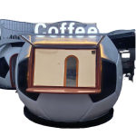 Football Food Cart Factory - Custom Sanitation Compliant Snack Sales 220V