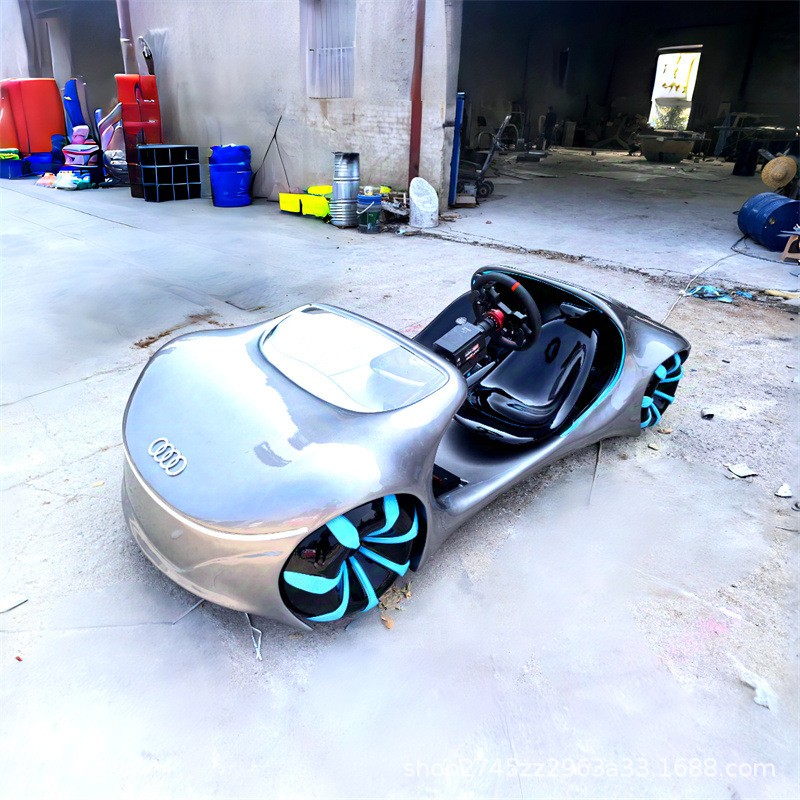 Vintage Car Model Factory - Custom Alloy Iron Art Street Photography Prop