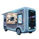Neon Dining Car Factory - Custom Retro Sci-fi Fast Food Truck Barbecue