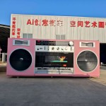 Camera Food Truck Manufacturer - Custom Giant 220V Voltage Tasty Bites