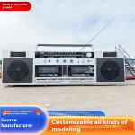 Radio Food Truck Factory - Custom Dessert Multifunctional Retro Snack Bar