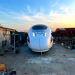 Train Model Factory - Custom Iron Art High Speed Railway Simulation Cabin