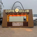Coffee Kiosk Factory - Custom Modern Drink Juice Bar Display Counter