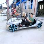 Vintage Car Model Factory - Custom Alloy Iron Art Street Photography Prop