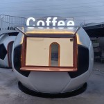 Football Food Cart Factory - Custom Stainless Steel Gourmet Coffee Snack Sales
