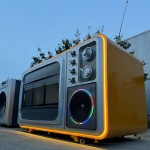 Vintage TV Factory - Custom 1980s Look Big Sized Landmark Kiosk 220V