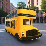 Mobile Bus Restaurant Factory - Custom Stainless Steel Coffee Milk Tea Bar