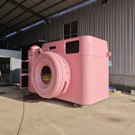 Camera Food Truck Factory - Custom Pink 220V Eye-Catching Tasty Bites