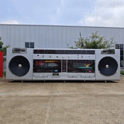 Radio Dining Car Factory - Custom Retro Portable Coffee Milk Tea Shop 220V