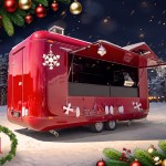 Food Trailer Manufacturer - Custom Portable Snacks Shop Mobile Food Carts